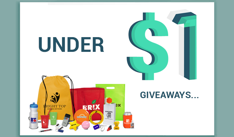 Promo Giveaways Under $1, Logo Items Under $1