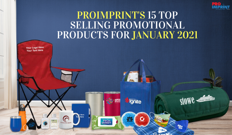 ProImprint’s 15 Top Selling Promotional Products For January 2021