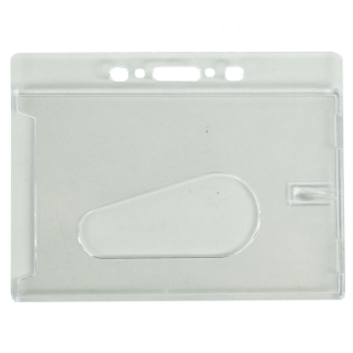 3.5x2.25 Inch Hard Plastic Badge Holders with Slot
