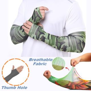 Dri-FIT Moisture Wicking Arm Sleeves with Thumb Loop