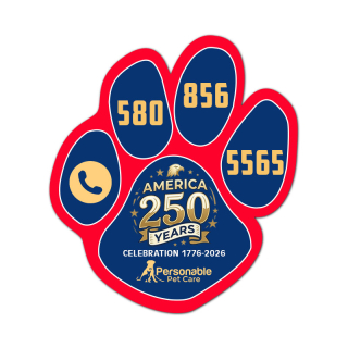 3.13x3.5 Inch Paw Shape Magnets - 20 Mil