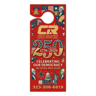 3.5x8.5 Inch One Sided Full Color Door Hangers - 14...