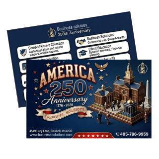 4x6.37 Inch Double Sided Rectangle Magnets