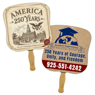 7.25x7.25 Inch Full Color Hourglass Double Sided Hand...