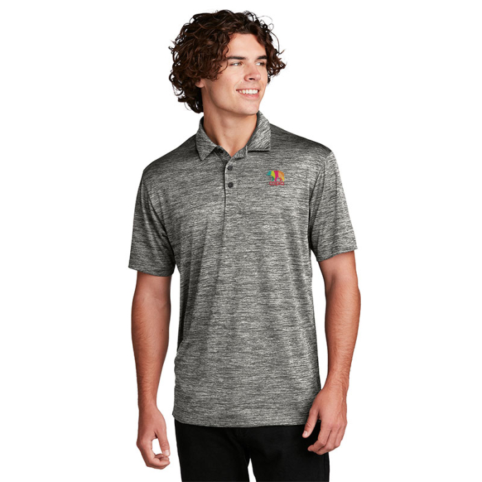 Custom Imprinted Sport-Tek® PosiCharge® Electric Heather Polos