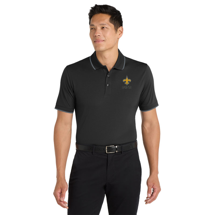 Custom Port Authority® Dry Zone® UV Micro-Mesh Tipped Polos