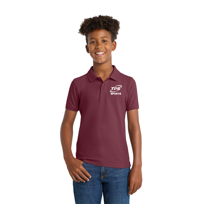 Custom Port Authority® Youth Core Classic Pique Polos