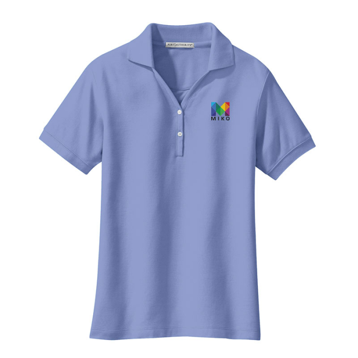Custom Printed Port Authority® Ladies 100 Pima Cotton Polos