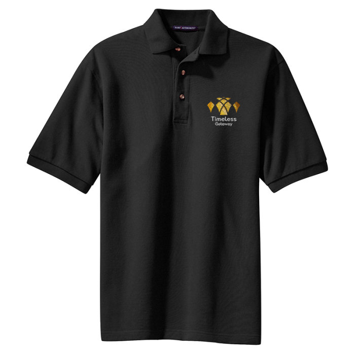 Custom Printed Port Authority® Tall Heavyweight Cotton Pique Polos