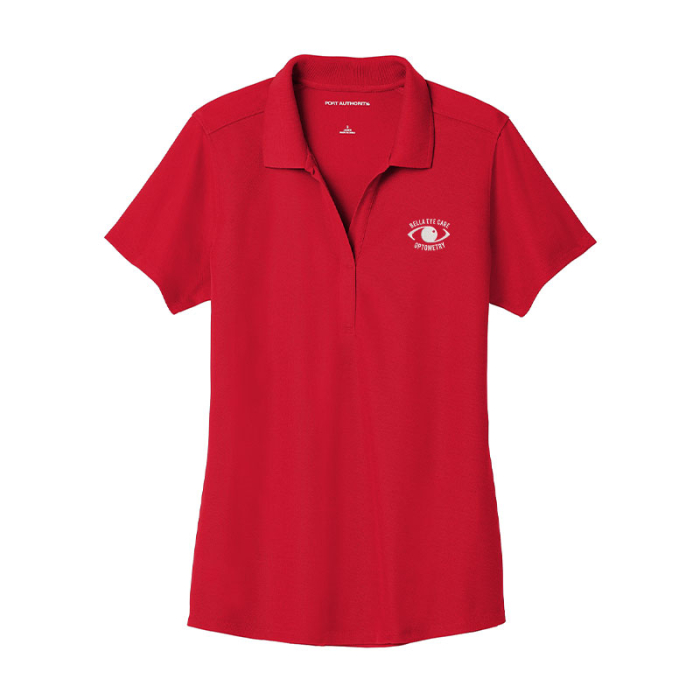 Custom Printed Port Authority® Women's EZPerformance™ Pique Polos