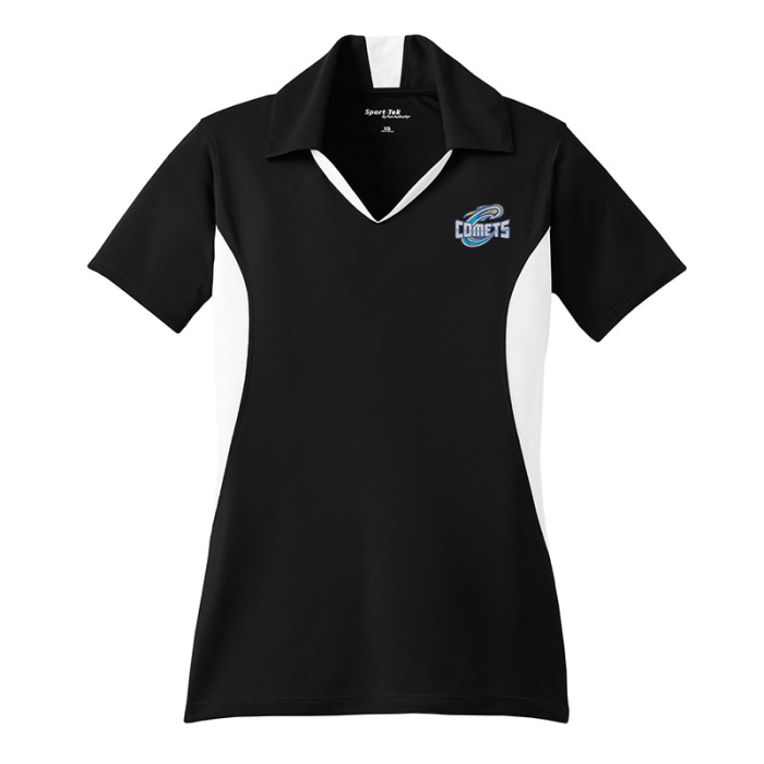 Custom Printed Sport-Tek® Women's Side Blocked Micropique Sport-Wick® Polos
