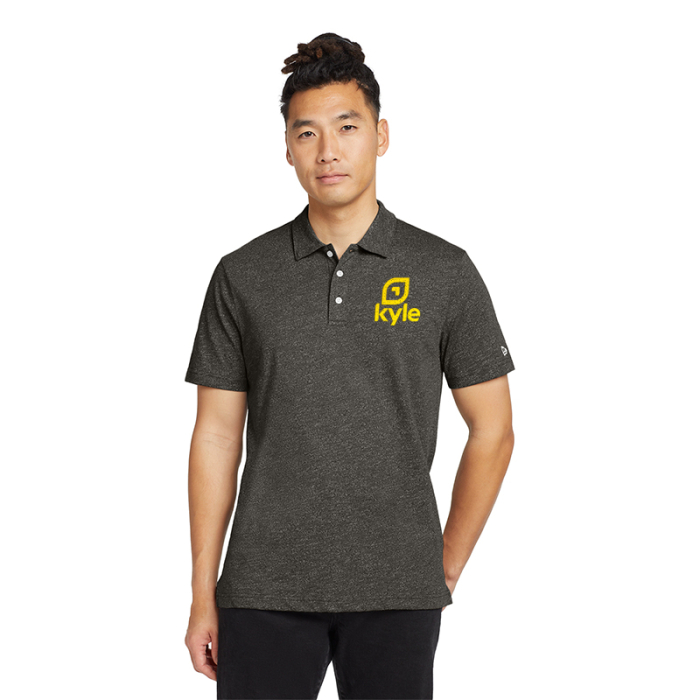 Customized New Era® Slub Twist Polos