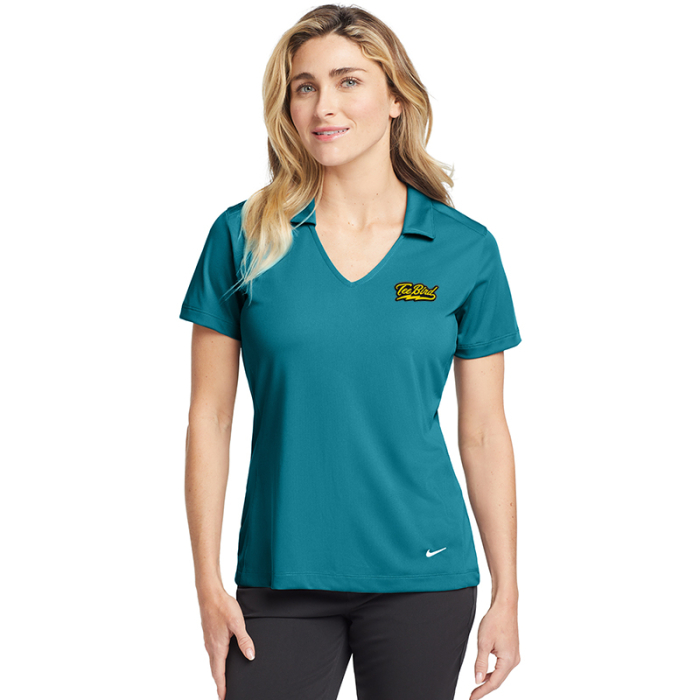Customized Nike Women's Dri-fit Vertical Mesh Polo