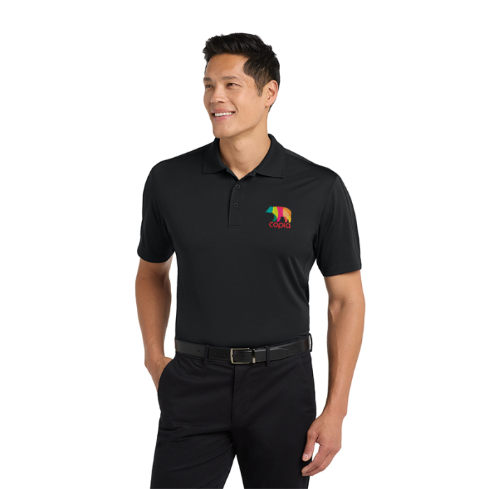 Customized Port Authority® Diamond Jacquard Polos