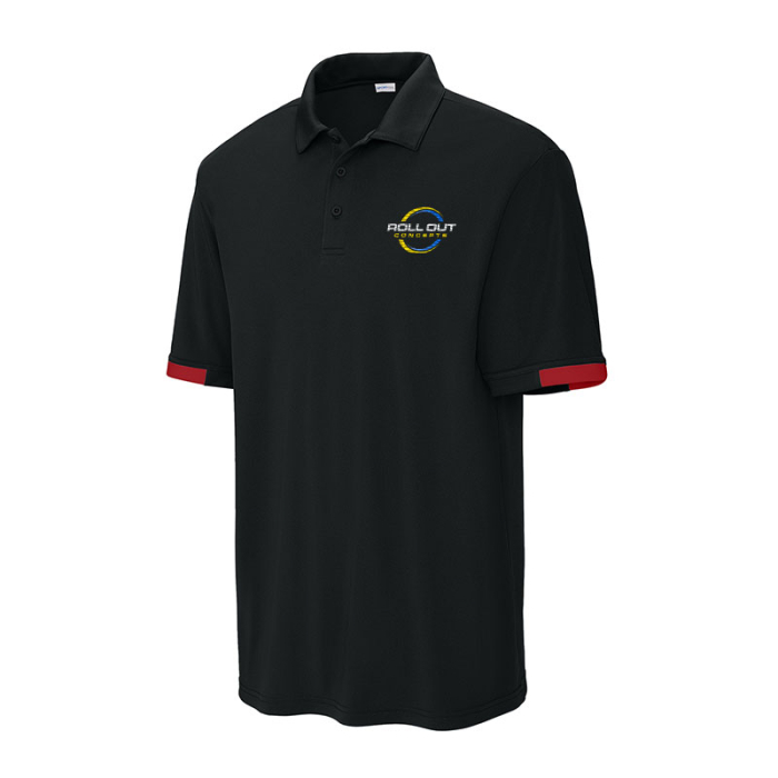 Customized Sport-Tek® Club Colorblock Polos