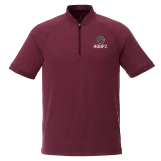 Elevate Men's KINPORT Short Sleeve Stand Collar Polos
