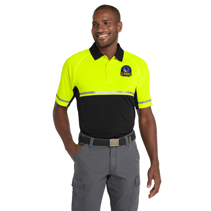 Imprinted CornerStone® Select Lightweight Snag-Proof Enhanced Visibility Polos
