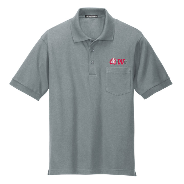 Imprinted Port Authority® Silk Touch™ Polos with Pockets