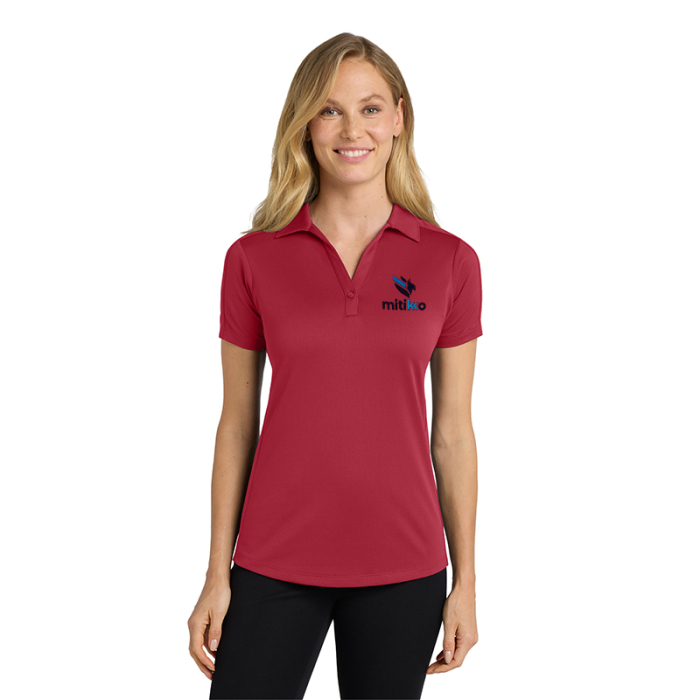 Imprinted Port Authority® Women's Diamond Jacquard Polos