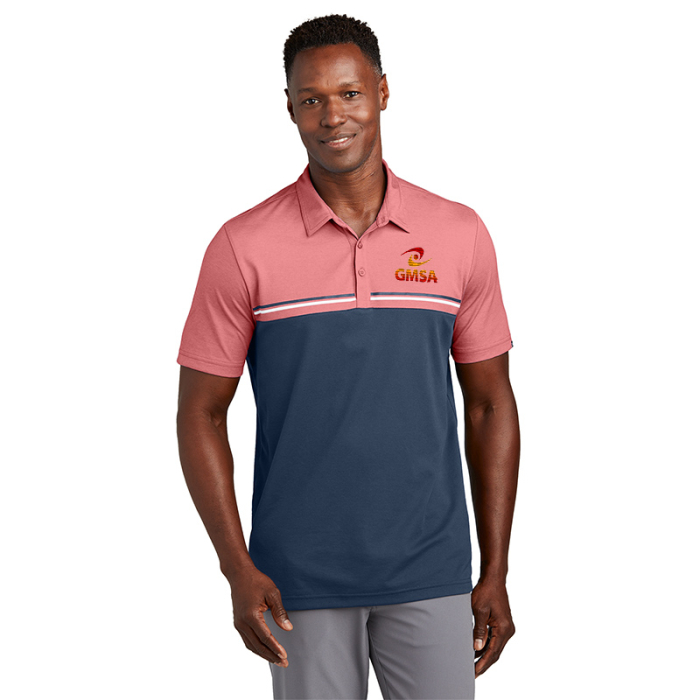 Imprinted TravisMathew Sunset Blocked Polos