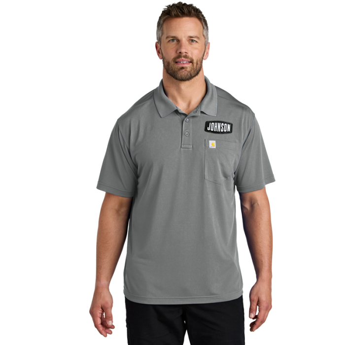 Personalized Carhartt Force® Snag-Resistant Pocket Polos