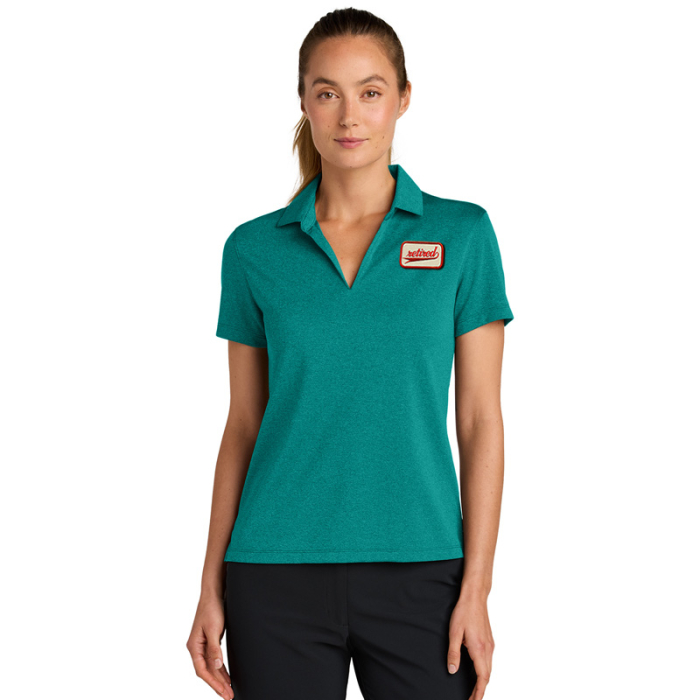 Personalized Nike Women's Dri-FIT Smooth Heather Polos