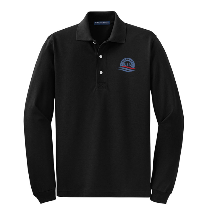 Personalized Port Authority® Rapid Dry™ Long Sleeve Polos