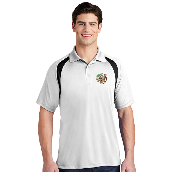 Personalized Sport-Tek® Dry Zone® Colorblock Raglan Polos