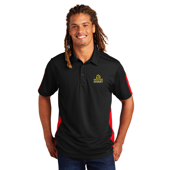 Promotional Sport-Tek® PosiCharge® Active Textured Colorblock Polos