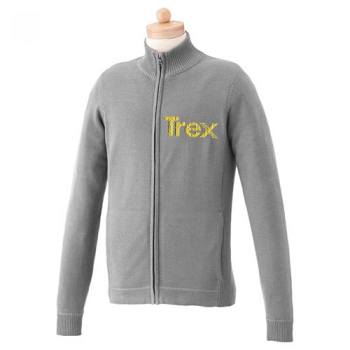 Custom Logo Imprinted Lockhart Full Zip Sweaters