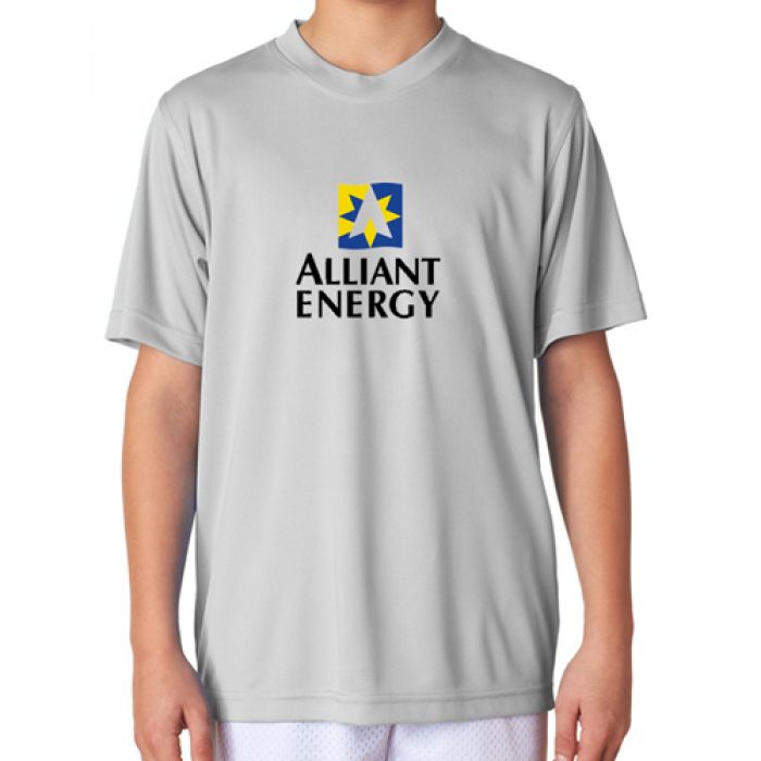 Custom UltraClub Youth Cool and Dry Sport Performance Interlock T-Shirts