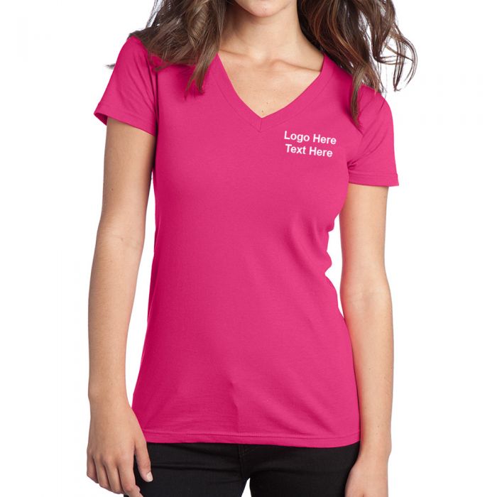 Promotional District Junior's V-Neck Concert Tees