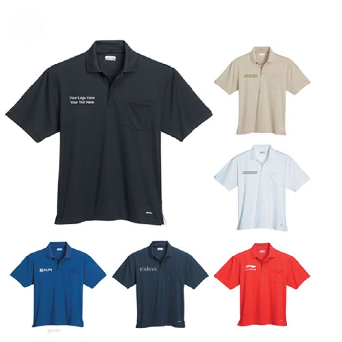 Promotional Men's Short Sleeve Polo Shirts with Pocket