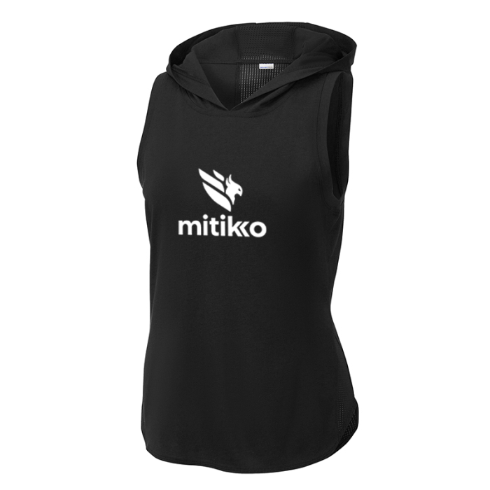 Imprinted Sport-Tek® Women's PosiCharge® Tri-Blend Wicking Draft Hoodie Tanks