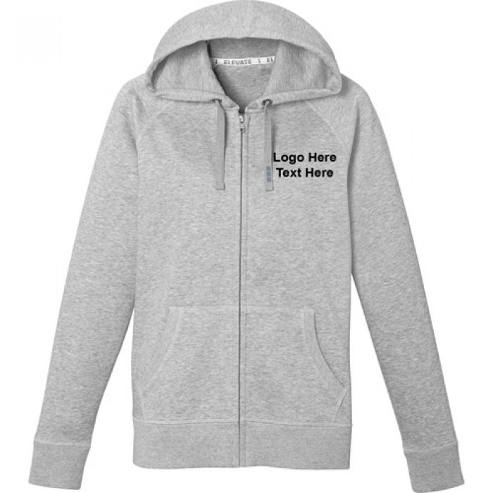 Personalized Women's Kozara Cotton Fleece Full Zip Hoodies