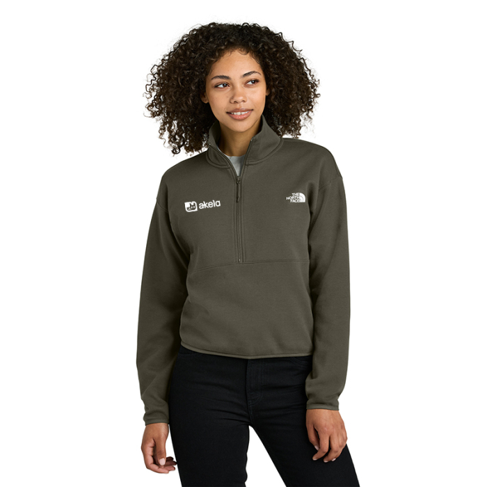 Personalized The North Face® Women's Double-Knit Half Zip Fleeces