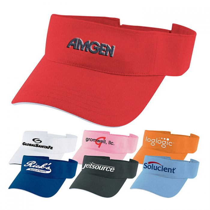 Personalized Sandwich Sport Visors - Hats