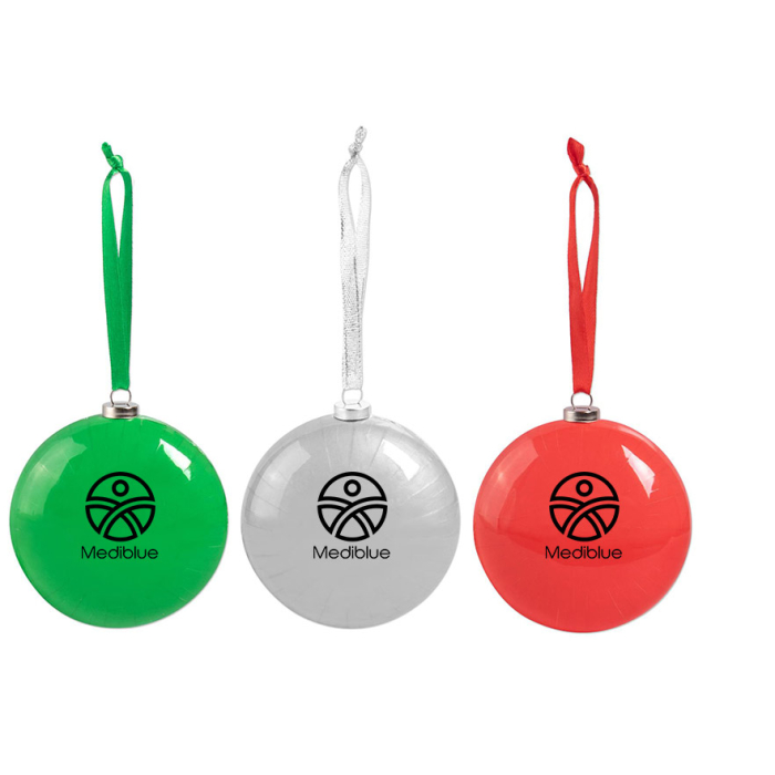 Customized 80MM Shatterproof Flat Ornaments