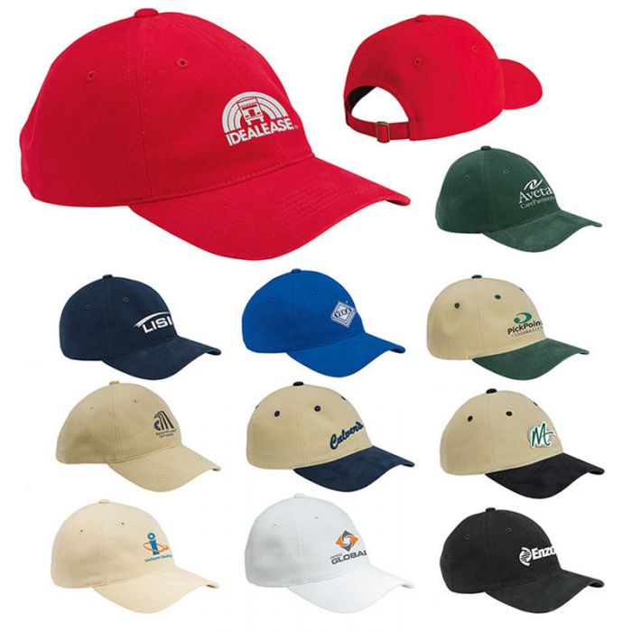 Customized Sportsman Brushed Unstructured Caps