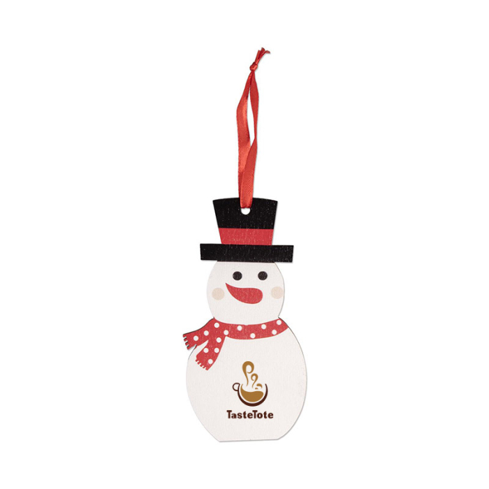 Promotional Wooden Snowman Ornaments