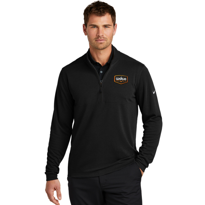 Custom Nike Textured Half Zip Cover-Ups