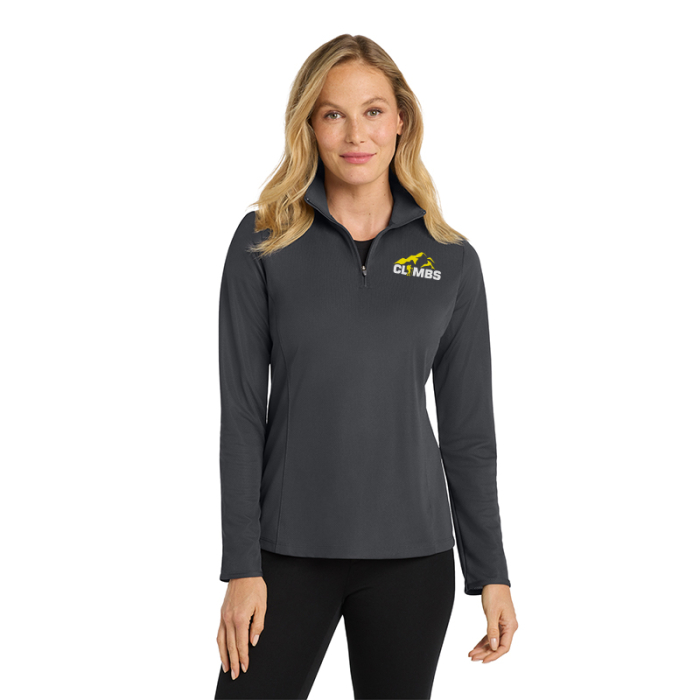 Custom Port Authority® Women's Pinpoint Mesh Half-Zips