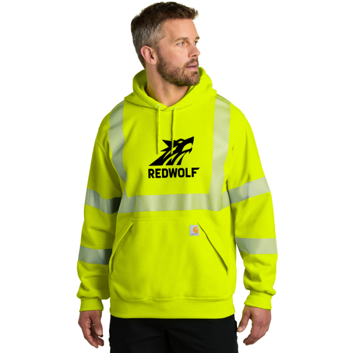 Customized Carhartt® ANSI 107 Class 3 Hooded Sweatshirts