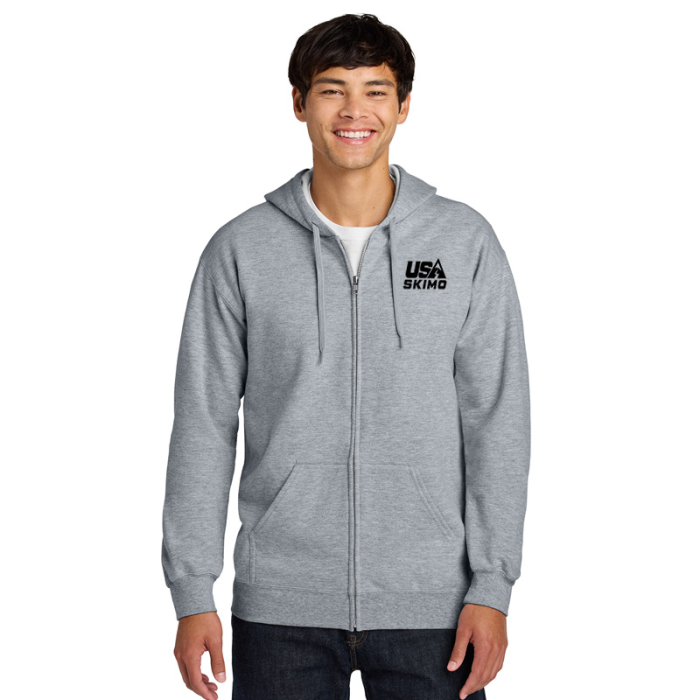 Customized Gildan Softstyle® Midweight Fleece Full-Zip Hooded Sweatshirts