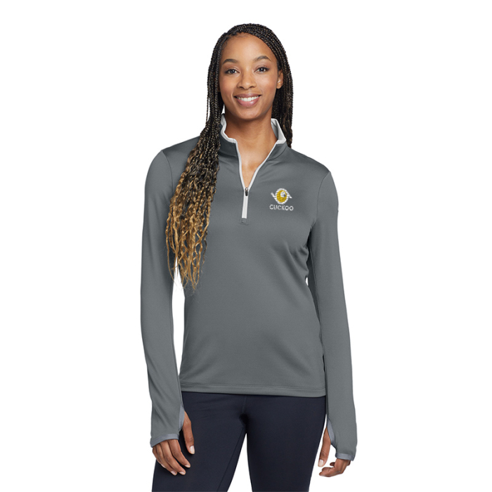 Personalized Nike Women's Dri-FIT Stretch Half-Zip Cover-Ups