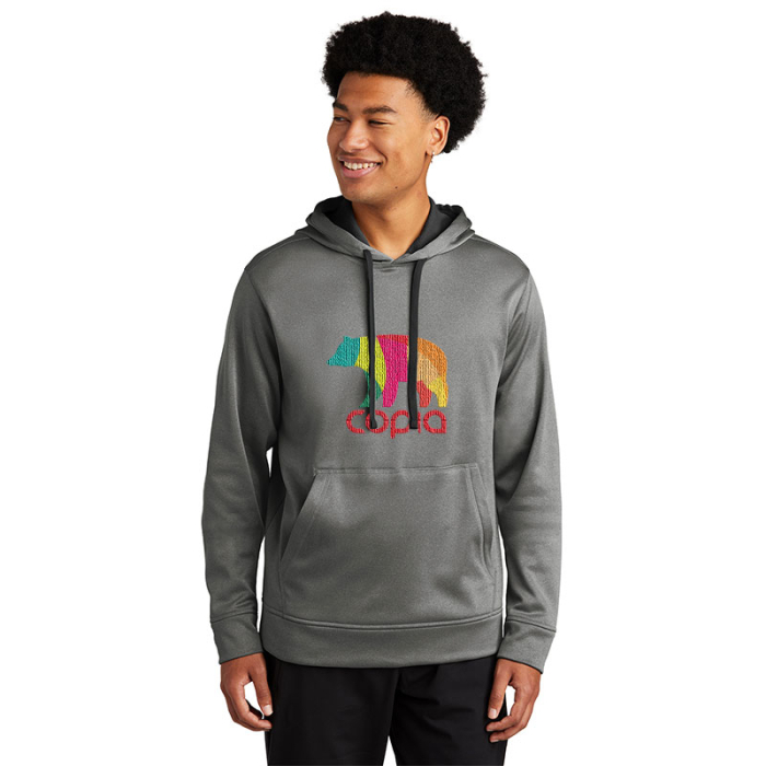 Personalized Sport-Tek® PosiCharge® Sport-Wick® Heather Fleece Hooded Pullovers