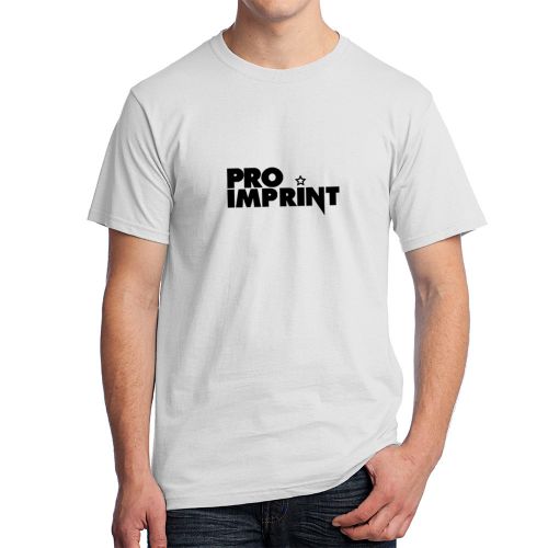 Custom Fruit of the Loom Mens HD Short Sleeve White T-Shirts