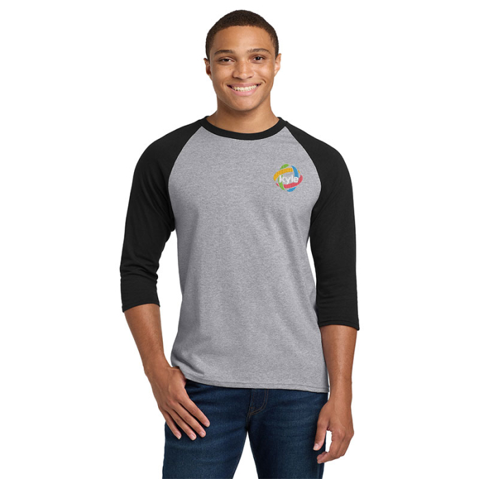 Custom Gildan® Heavy Cotton™ 3/4-Sleeve Raglan T-Shirts