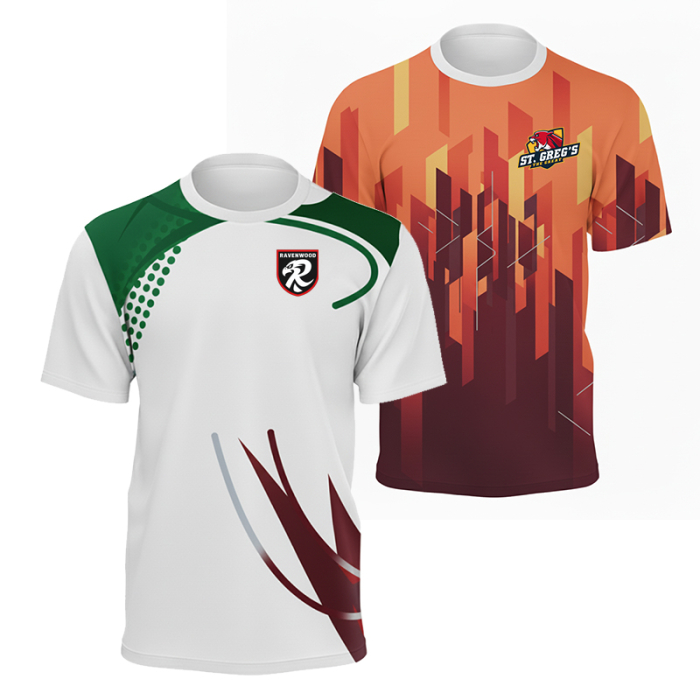 Custom IMPORT Azure Men's Dye-Sublimated Short Sleeve T-Shirts