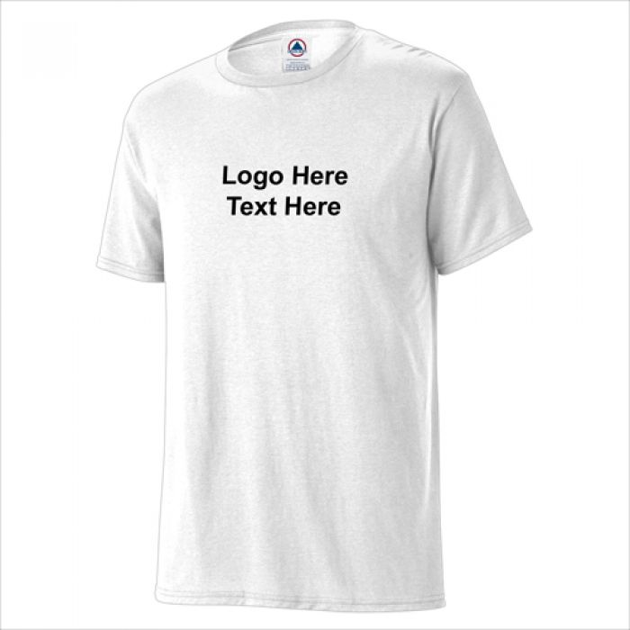 Custom Imprinted Delta 30/1's Soft Spun Adult Fitted White Tees